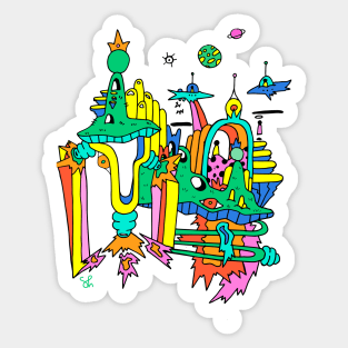 City of Color Sticker